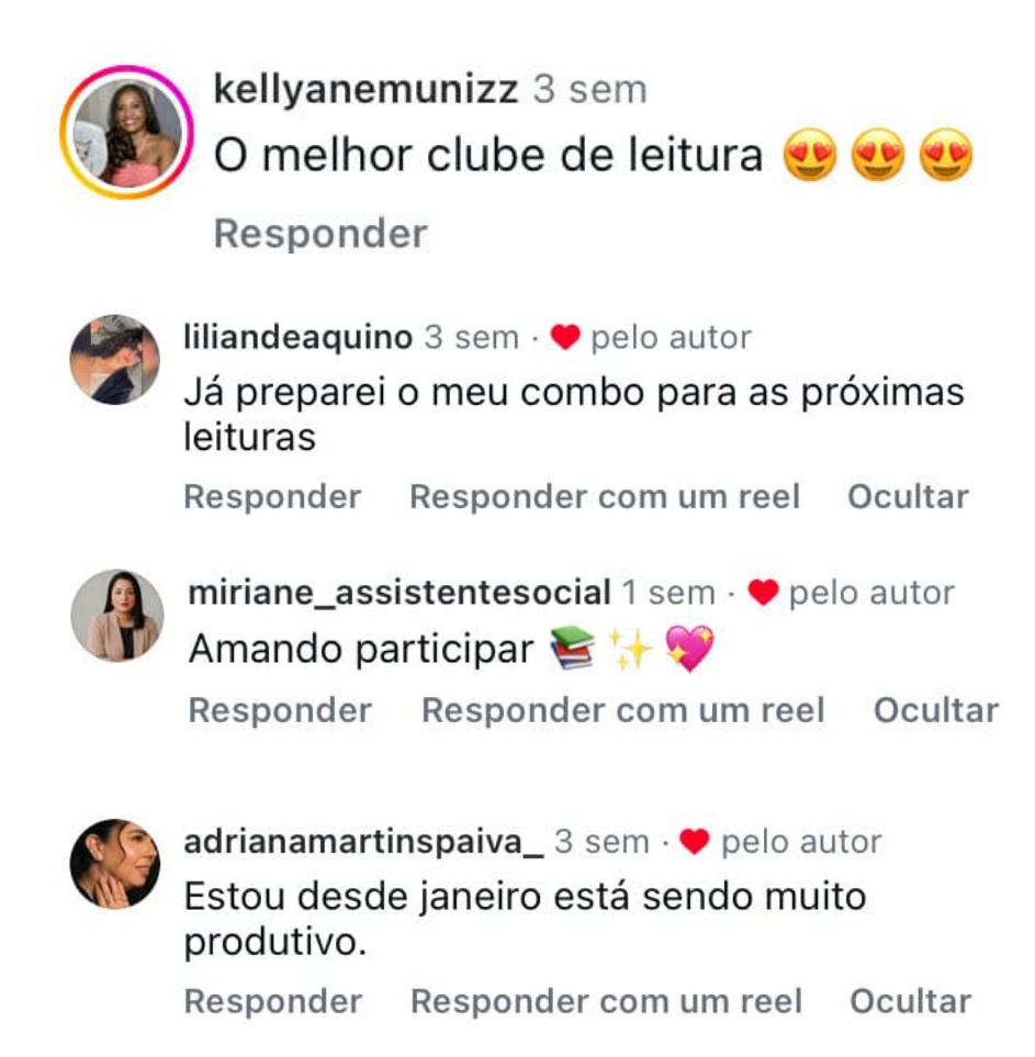 Post - Clube de Leitura